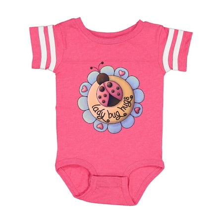 Inktastic Ladybug Hugs with Flower Gift Baby Boy Bodysuit