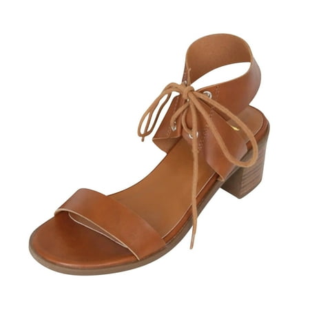 VerPetridure Women s Sandals Summer Casual Comfortable All Match Fish Mouth Thick Heel Ankle Strap High Heel Sandals
VerPetridure Women s Sandals Summer Casual Comfortable All Match Fish Mouth Thick Heel Ankle Strap High Heel Sandals