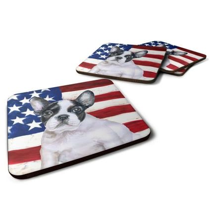Carolines Treasures BB9710FC French Bulldog Black White Patriotic Foam Coaster Set of 4 3 1/2 x 3 1/2 multicolor
Carolines Treasures BB9710FC French Bulldog Black White Patriotic Foam Coaster Set of 4 3 1/2 x 3 1/2 multicolor