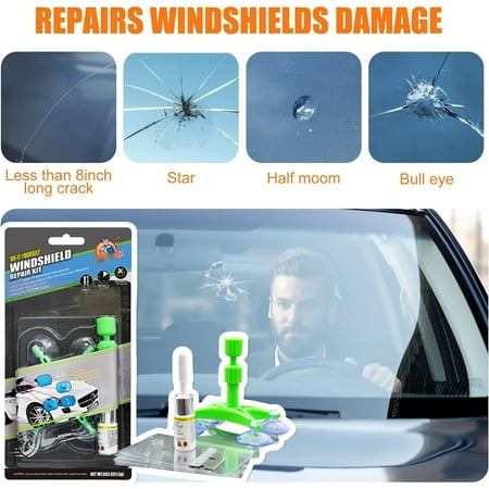 Car Windshield Glass Fix Kit With 2ML Resin Complete Tool Set For Auto Glass Restoration Car Essentials For Women
Car Windshield Glass Fix Kit With 2ML Resin Complete Tool Set For Auto Glass Restoration Car Essentials For Women
