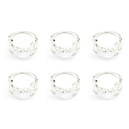 Alloy Metal Alphabet Napkin Rings for Wedding Table Decoration Napkin Holder Wedding Towel Rings Dinner 6 Pcs Silver
Alloy Metal Alphabet Napkin Rings for Wedding Table Decoration Napkin Holder Wedding Towel Rings Dinner 6 Pcs Silver