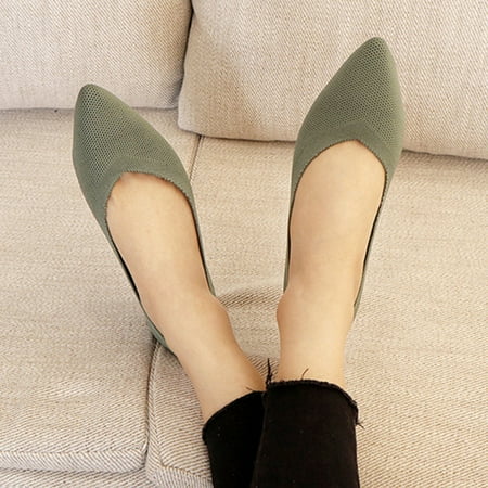 Women Classic Pointy Toe Ballet Flat Shoes Single Shoes Casual Shallow Mouth Flat Shoes for Spring 38 Light Green
Women Classic Pointy Toe Ballet Flat Shoes Single Shoes Casual Shallow Mouth Flat Shoes for Spring 38 Light Green