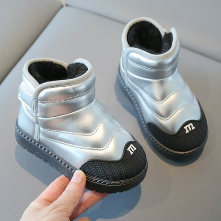 Winter Velvet Long Sleeve Thermal Girls Boots for Unisex Silver Baby Shoes Toddler Fashion Soft Bottom Plus Thick Non Slip Large Cotton
Winter Velvet Long Sleeve Thermal Girls Boots for Unisex Silver Baby Shoes Toddler Fashion Soft Bottom Plus Thick Non Slip Large Cotton