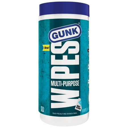 1PK Gunk Citrus 8 In. x 12 In. Multi-Purpose Wipes (30-Count)