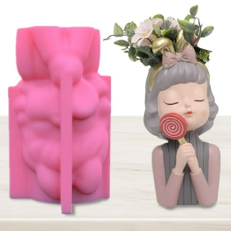 Fovolat Girl Head Flower Pot Mold Silicone Mold For Handmade Scented Candle Lovely Cake Mold And Creative Mold For Planter Fondant Chocolate active
Fovolat Girl Head Flower Pot Mold Silicone Mold For Handmade Scented Candle Lovely Cake Mold And Creative Mold For Planter Fondant Chocolate active