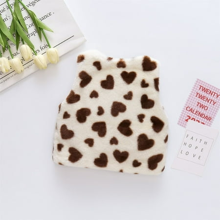 Cathalem 4t Winter Coat Kids Toddler Baby Girls Sleeveless Patchwork Fleece Winter Coats Jacket Vest Buckle Baby Coat Coat Beige 100CM/10ç
Cathalem 4t Winter Coat Kids Toddler Baby Girls Sleeveless Patchwork Fleece Winter Coats Jacket Vest Buckle Baby Coat Coat Beige 100CM/10ç 