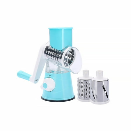 Hi FANCY Vegetable Slicer Chopper Rotary Cheese Grater with 3 Interchangeable tube Stainless Steel Blades
Hi FANCY Vegetable Slicer Chopper Rotary Cheese Grater with 3 Interchangeable tube Stainless Steel Blades