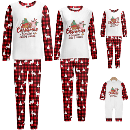 Matching Family Christmas Pajamas Sleepwear Set Merry Christmas Printed Sizes for Adult-Kids-Baby-Pet 2-Piece Top and Pants Bodysuits Clothes Pajamas Set
Matching Family Christmas Pajamas Sleepwear Set Merry Christmas Printed Sizes for Adult-Kids-Baby-Pet 2-Piece Top and Pants Bodysuits Clothes Pajamas Set