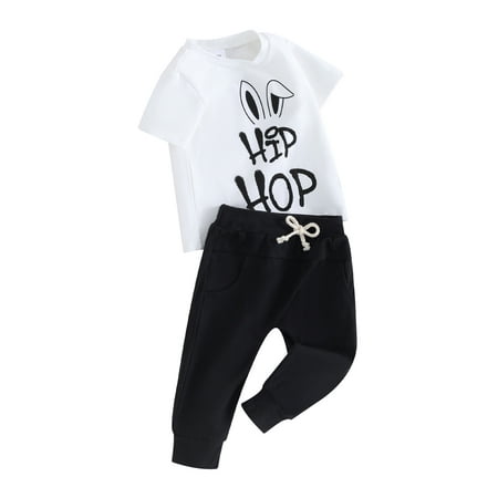 My First Easter Day Baby Boy Outfits Short Sleeve Bunny Shirt Jogger Pants Toddler Summer Clothes
My First Easter Day Baby Boy Outfits Short Sleeve Bunny Shirt Jogger Pants Toddler Summer Clothes