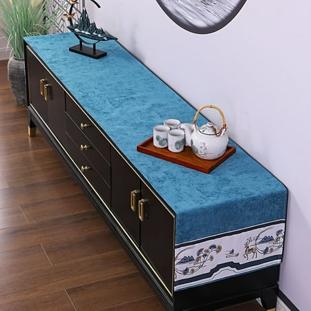 Symmdiet Atmosphere New Chinese TV Cabinet Tablecloth Living Room Coffee Table Tablecloth Table Flag Cover Cloth Table Mat Shoe Cabinet Dust Mat
Symmdiet Atmosphere New Chinese TV Cabinet Tablecloth Living Room Coffee Table Tablecloth Table Flag Cover Cloth Table Mat Shoe Cabinet Dust Mat