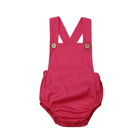 Newborn Baby Boy Infant Girl Romper Jumpsuit Bodysuit Playsuit Overall Summer