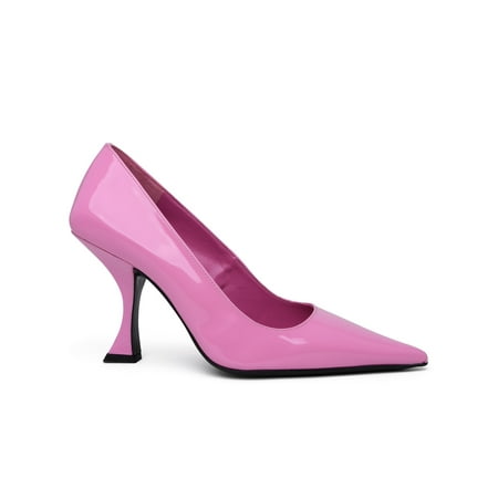 By Far Woman Hot Leather Shoulder Straps In Pink Leather