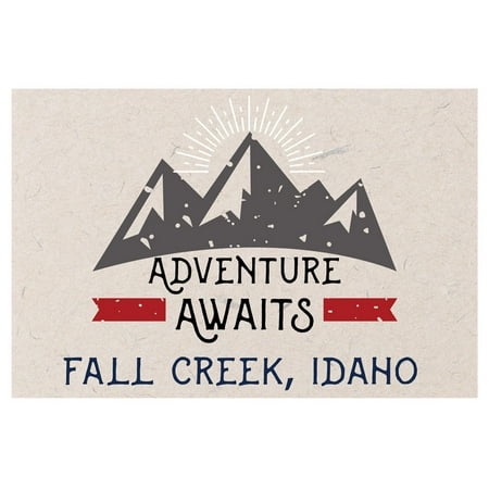 Fall Creek Idaho Souvenir 2x3 Inch Fridge Magnet Adventure Awaits Design