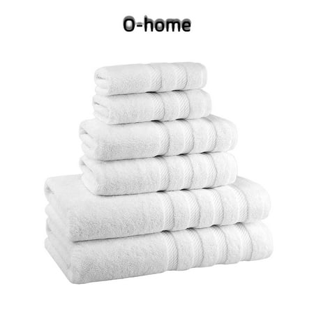 Ultra Soft 8-Piece Towel Set - 100% Pure Ringspun Cotton