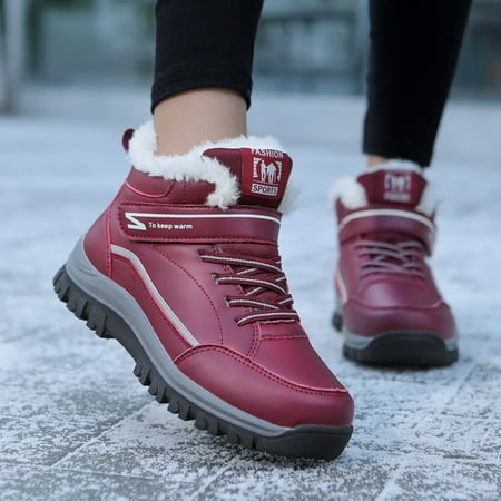 PhoneSoap Fashion Winter Women Snow Boots Flat Non Slip Round Toe Lace Velvet Warm And Comfortable Red
PhoneSoap Fashion Winter Women Snow Boots Flat Non Slip Round Toe Lace Velvet Warm And Comfortable Red