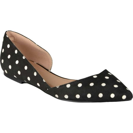 Women s Journee Collection Cortni Pointed Toe D Orsay Flat Black Dot Faux Leather 7.5 M
Women s Journee Collection Cortni Pointed Toe D Orsay Flat Black Dot Faux Leather 7.5 M