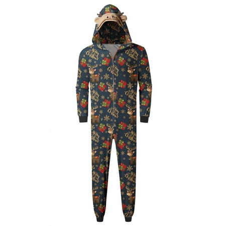 Amuver Matching Family Christmas Pajamas Long Sleeve Elk Antler Hooded Romper Jumpsuits
Amuver Matching Family Christmas Pajamas Long Sleeve Elk Antler Hooded Romper Jumpsuits