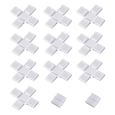 Frcolor 10pcs LED Light Strip Corner Connector Cross Shape Angle Corner Connector with 2pcs RGB 5050 Clasps
Frcolor 10pcs LED Light Strip Corner Connector Cross Shape Angle Corner Connector with 2pcs RGB 5050 Clasps
