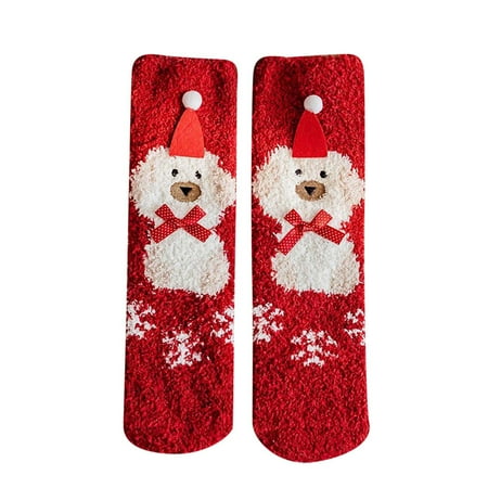 Yinguo Christmas Socks Warm Coral Velvet Thick Christmas Socks Sleep Cartoon Floor Fuzzy Christmas Socks
Yinguo Christmas Socks Warm Coral Velvet Thick Christmas Socks Sleep Cartoon Floor Fuzzy Christmas Socks