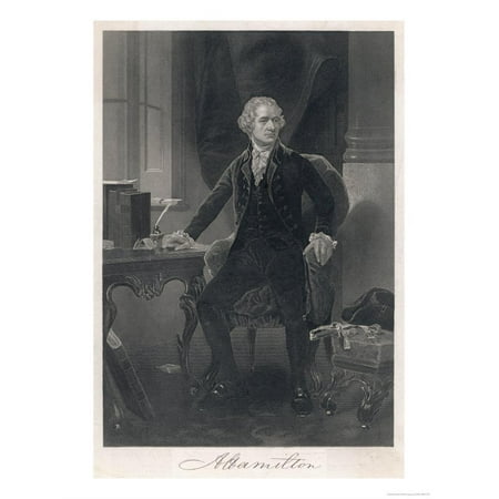 Alexander Hamilton American Statesman Print Wall Art