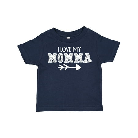 Inktastic I Love My Momma with Arrow Gift Toddler Boy or Toddler Girl T-Shirt