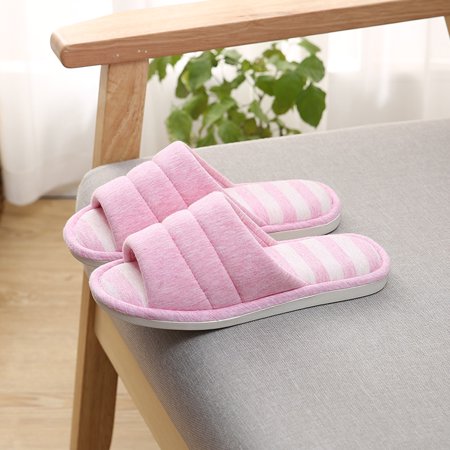 Unisex Washable Cotton Open-Toe Home Slippers Indoor Shoes Breathable Casual Soft Non-Slip Sole Stripe Slipperfor Women Mens
Unisex Washable Cotton Open-Toe Home Slippers Indoor Shoes Breathable Casual Soft Non-Slip Sole Stripe Slipperfor Women Mens