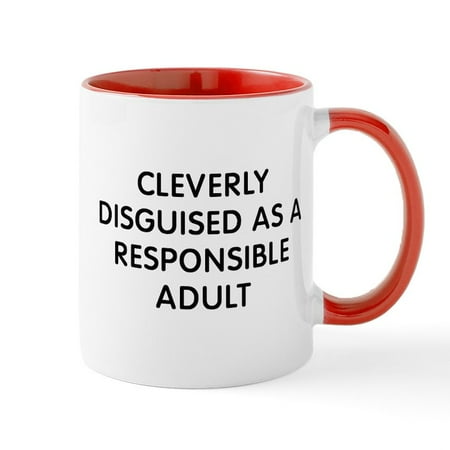 CafePress - Cleverly Adult - 11 oz Ceramic Mug - Novelty Coffee Tea Cup