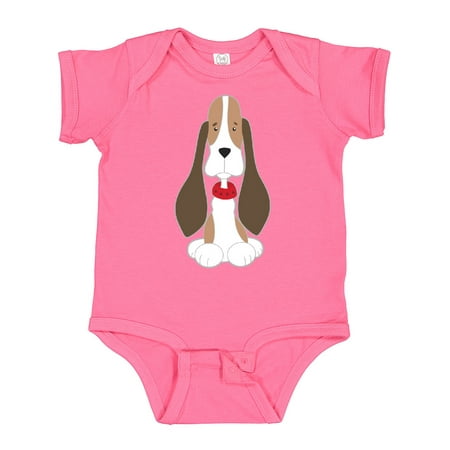 Inktastic Basset Hound with Floppy Ears Gift Baby Boy or Baby Girl Bodysuit