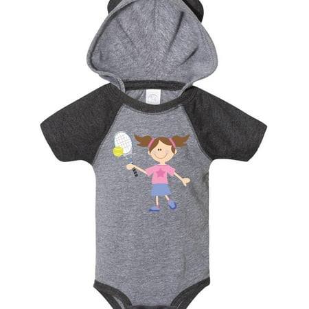 Inktastic Tennis Girl Gift Baby Girl Bodysuit