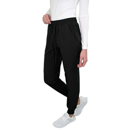 Women s Medical Nursing Jogger Scrub Pant GT Performance-Black-XX-Large
