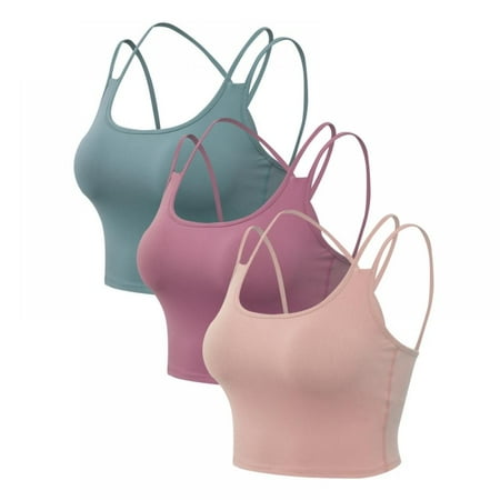 Valcatch Sports Bras for Women Seamless Comfortable Yoga Bra with Removable Pads Pack of 3
Valcatch Sports Bras for Women Seamless Comfortable Yoga Bra with Removable Pads Pack of 3