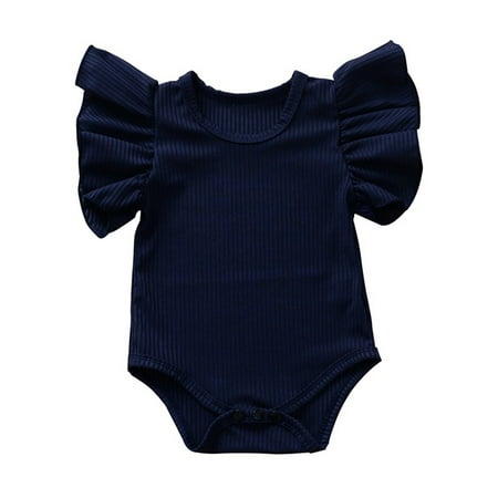 RPVATI Baby Boys Girls Short Sleeve Cotton Bodysuit Solid Bodysuits Infant Ruffle Summer Outfits
RPVATI Baby Boys Girls Short Sleeve Cotton Bodysuit Solid Bodysuits Infant Ruffle Summer Outfits