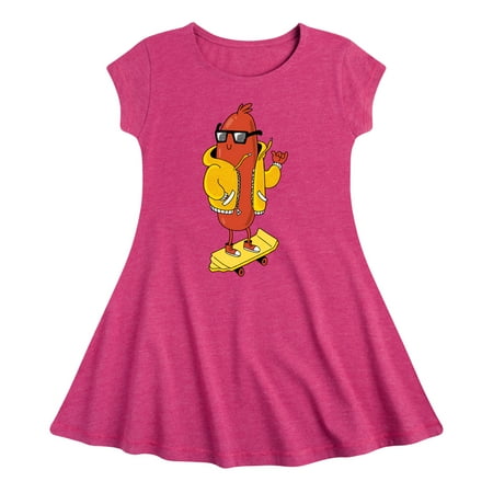 Instant Message - Hot Dog Skater - Toddler And Youth Girls Fit And Flare Dress
Instant Message - Hot Dog Skater - Toddler And Youth Girls Fit And Flare Dress