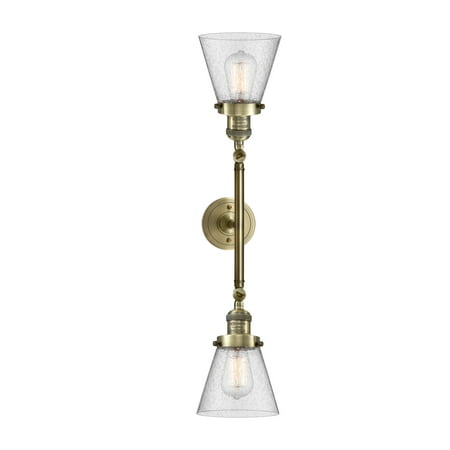 Innovations Lighting 208L Small Cone Small Cone 2 Light 23 Wide Bathroom Vanity Light -
Innovations Lighting 208L Small Cone Small Cone 2 Light 23 Wide Bathroom Vanity Light -