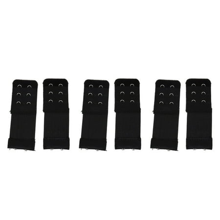 6pcs Women Comfortable Bra Extenders Elastic Extension Buckle Bra Lengthened Strap (2 Hooks Black)
6pcs Women Comfortable Bra Extenders Elastic Extension Buckle Bra Lengthened Strap (2 Hooks Black)