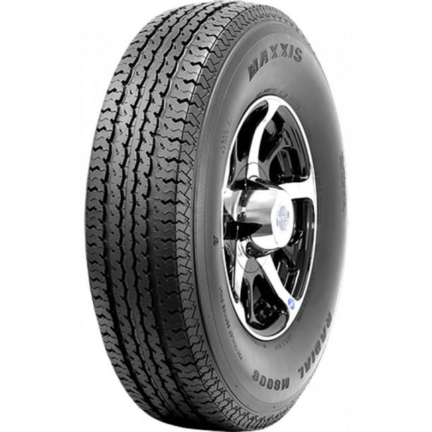 1 New Maxxis ST Radial M8008 ST225/75R15 E/10 Tires