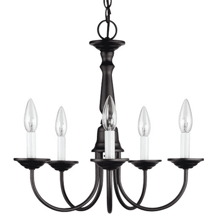 Bronze Tone Finish Chandeliers Bronze Material Candelabra 15 Long 5 Light Fixture