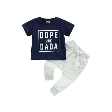 Toddler Boy Clothes Short Sleeve Round Neck Letters Print Tops Solid Color Drawstring Pants Casual Baby Boy Outfits
Toddler Boy Clothes Short Sleeve Round Neck Letters Print Tops Solid Color Drawstring Pants Casual Baby Boy Outfits