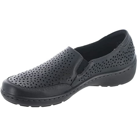 Clarks Cora Sky Loafer Black Leather 7 Medium