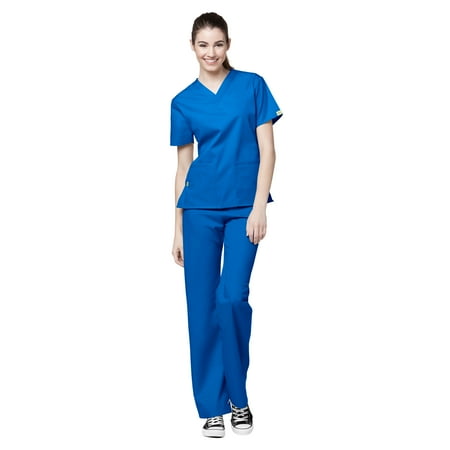 WonderWink Origins Women s Bravo V-Nect Top & Quebec Cargo Pant Scrub Set