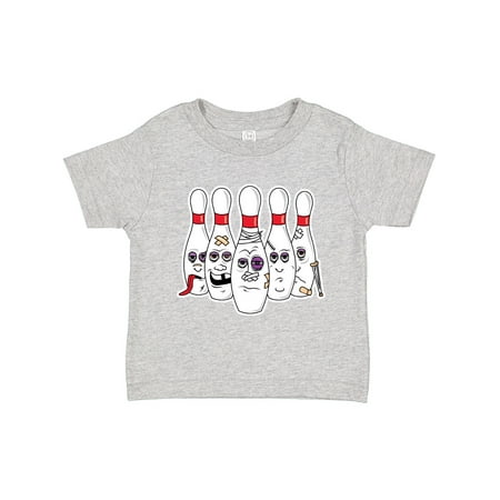 Inktastic Beat Up Bowling Pins Gift Toddler Boy or Toddler Girl T-Shirt
