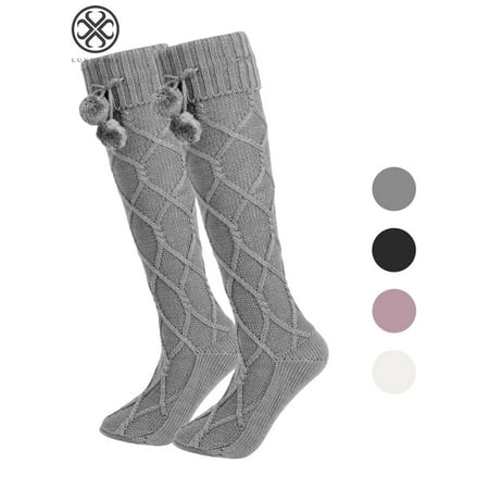 Luxtrada Women Cable Knit Extra Long Boot Socks Over Knee Thigh High School Stocking Warm
Luxtrada Women Cable Knit Extra Long Boot Socks Over Knee Thigh High School Stocking Warm