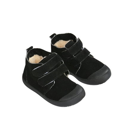 Woobling Boys Non-Slip Snow Boots Plush Lining Comfort Shoe Daily Breathable Magic Tape Winter Shoes Black 9C
Woobling Boys Non-Slip Snow Boots Plush Lining Comfort Shoe Daily Breathable Magic Tape Winter Shoes Black 9C
