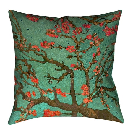 ArtVerse Vincent Van Gogh Almond Bloss (Pillow Cover Only) - Poly Twill