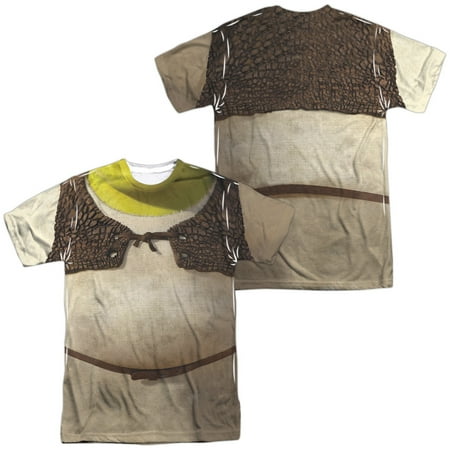 Shrek - Costume (Front/Back Print) - Short Sleeve Shirt - X-Large