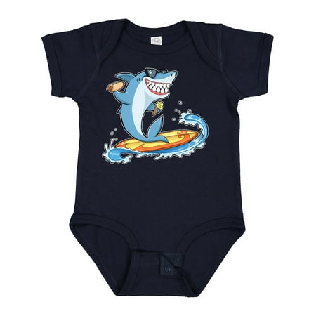 Inktastic Surfing Shark with Hot Dog and Ice Cream Cone Boys or Girls Baby Bodysuit
Inktastic Surfing Shark with Hot Dog and Ice Cream Cone Boys or Girls Baby Bodysuit