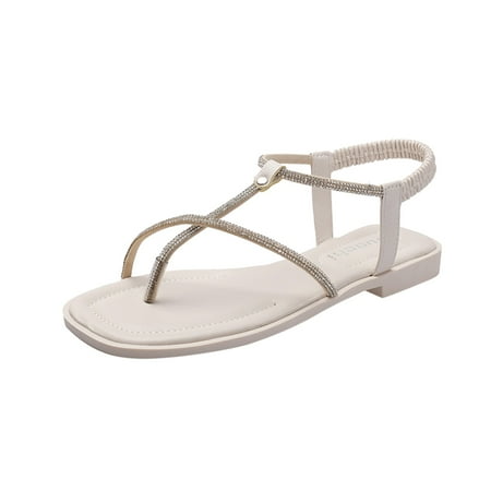ZHAGHMIN Gritheim Slippers Elastic Shoes Ladies Pullover Flat Band Rhinestone Fashion Solid Color Sandals Women S Sandals Womens Nine Sandals Size 7 Closed Toe Sandals For Women Dressy Summer Glitte
ZHAGHMIN Gritheim Slippers Elastic Shoes Ladies Pullover Flat Band Rhinestone Fashion Solid Color Sandals Women S Sandals Womens Nine Sandals Size 7 Closed Toe Sandals For Women Dressy Summer Glitte