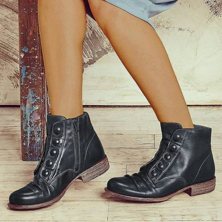 Aueoeo Womens Ankle Boots Booties For Women Low Heel Fashion Women S Flats Leather Zipper Round Toe Lace-Up Casual Shoes Ankle Boots
Aueoeo Womens Ankle Boots Booties For Women Low Heel Fashion Women S Flats Leather Zipper Round Toe Lace-Up Casual Shoes Ankle Boots