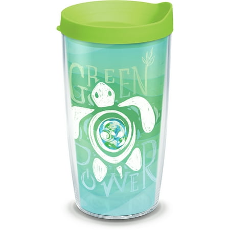 Tervis Turtle Green Power Made in USA Double Walled Insulated Tumbler Travel Cup Keeps Drinks Cold & Hot 16oz Clear 
Tervis Turtle Green Power Made in USA Double Walled Insulated Tumbler Travel Cup Keeps Drinks Cold & Hot 16oz Clear
