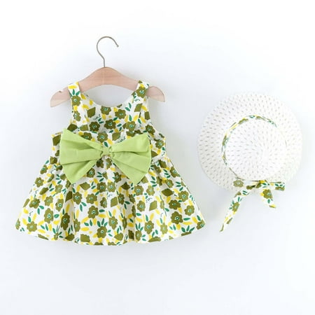 QISIWOLE Toddler Baby Girls Dress Princess Dress Bow Backless Sling Skirt With Hat Deals
QISIWOLE Toddler Baby Girls Dress Princess Dress Bow Backless Sling Skirt With Hat Deals
